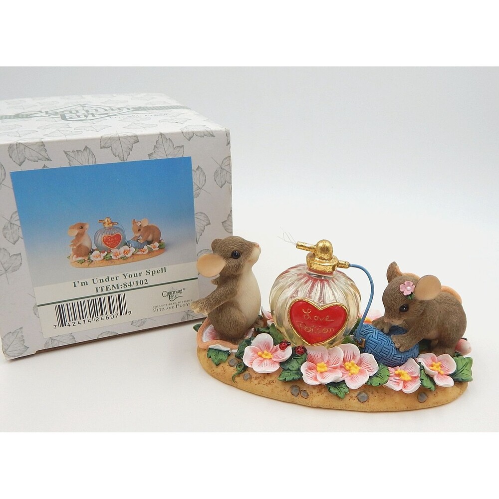 Charming Tails I'm Under Your Spell Figurine Mouse 84-102 Fitz & Floyd Figure